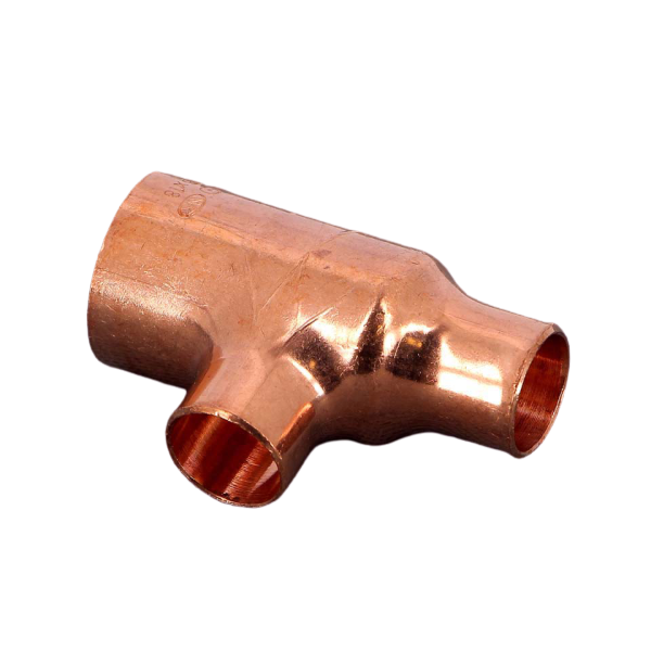 Teu redus, cupru, D 28 x 18 x 18 mm, 95130