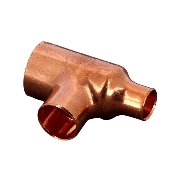 Teu redus, cupru, D 28 x 22 x 15 mm, 95130