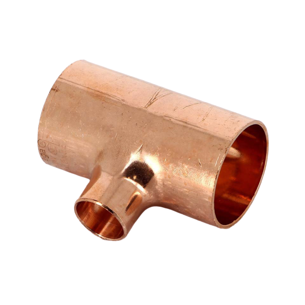 Teu redus, cupru, D 35 x 18 x 35 mm, 95130