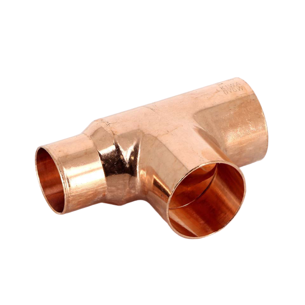 Teu redus, cupru, D 35 x 35 x 22 mm, 95130