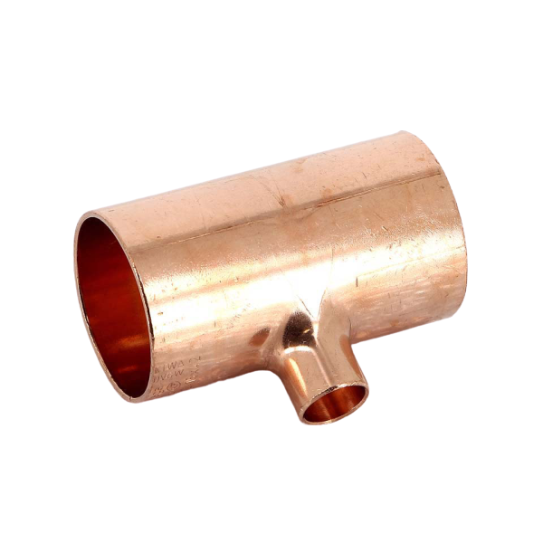 Teu redus, cupru, D 42 x 15 x 42 mm, 95130