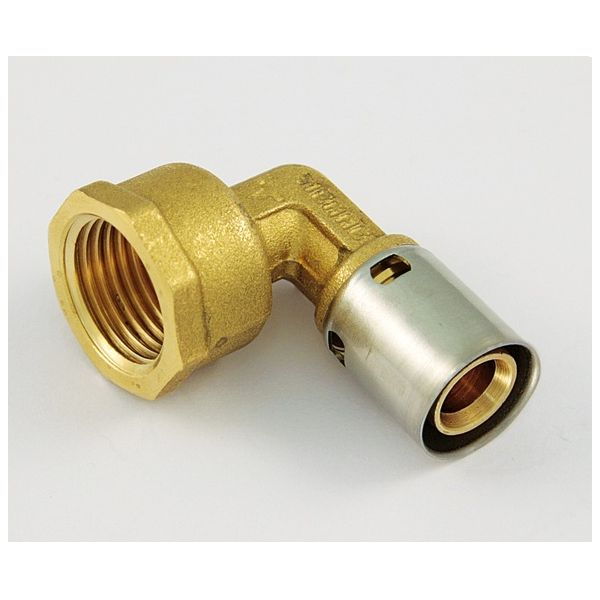 Cot presare PeX Tiemme, alama, filet interior, D 32.3 mm x 1"