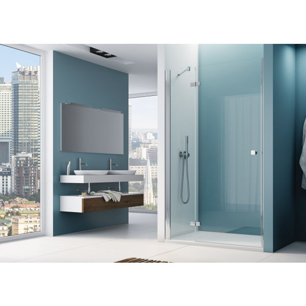 Usa batanta pentru cabina dus, sticla securizata + aluminiu, Sanswiss Annea, profil cromat, 90 x 200 cm