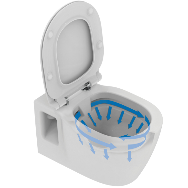 Vas WC suspendat Ideal Standard Connect E814901, alb, evacuare orizontala
