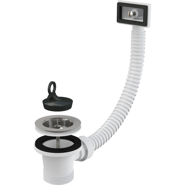 VENTIL BUCATARIE 1.1/4 CU SITA+PREAPLIN INOX 70 A331