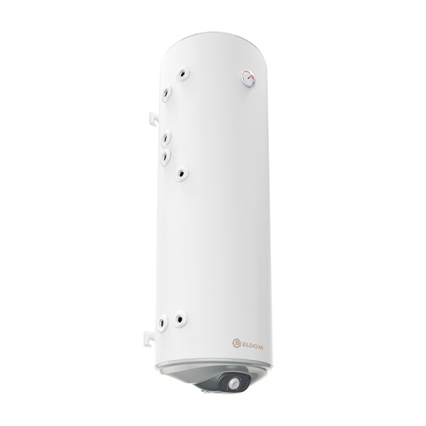 Boiler termoelectric Eldom, 150 L, cu doua serpentine si rezistenta electrica, 3000 W
