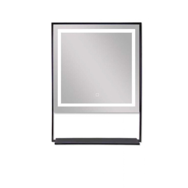 Oglinda, Sanotechnik Soho, cu sistem anti-aburire, conexiune bluetooth, difuzor, etajera, iluminare LED, 60 x 80 cm, ZI310