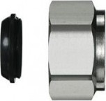 Conector pentru teava de cupru Heimeier, alama, filet interior, 3/4" x 15 mm, inel cauciuc