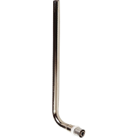 Tija cu cot pentru calorifere Herz, inox, L = 200 mm