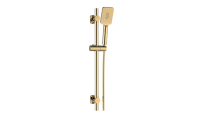 Set dus para + furtun + suport + bara Valvex Laoft Gold, 2432970, finisaj auriu lucios