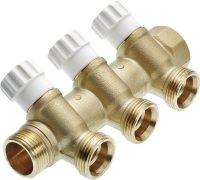 Distribuitor cu robinet, cu 3 cai, 3/4" x 3/4", Tece