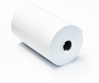 Banda matisare PVC, alba, 25 m x 90 mm