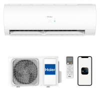 Aparat aer conditionat Haier Pearl Nordic, 18000 BTU, A++ / A++, inverter, Wi-Fi, R32, filtru aer, functie sterilizare UV, functie incalzire, dezumidificare, mod Eco, mod Auto, mod Turbo, afisaj digital, auto-curatare, alb