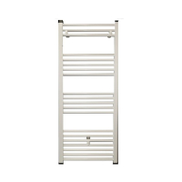 Calorifer baie Atos portprosop drept, alb, 400 x 800 mm + accesorii montaj