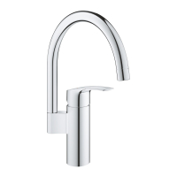 Baterie bucatarie, Grohe Eurosmart 33202003, stativa, monocomanda, alama, finisaj cromat