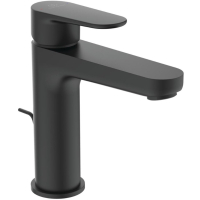 Baterie baie pentru lavoar, Ideal Standard Cerafine O BC699XG, montaj stativ, monocomanda, ventil pop-up, finisaj negru mat