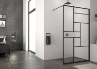 Perete dus tip Walk-In, sticla, Easy STR4P, Loft 73, 120 x 200 cm