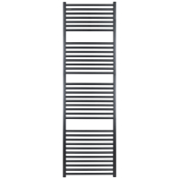 Calorifer baie Fondital Cool portprosop drept, negru, 500 x 1740 mm + accesorii montaj
