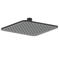 Cap dus fix Ideal Standard IdealRain Cube, 20 X 20 cm, 1 functie, finisaj negru mat
