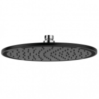 Cap dus fix Kludi A-QA 6432587-00, negru mat, 1 functie, sistem anticalcar