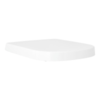 Capac WC din duroplast, Grohe Euro Ceramic 39330002, alb, inchidere soft close
