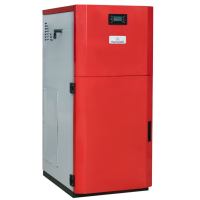 Cazan termic pe peleti Thermostahl COMPACT 25, cu tiraj fortat, din otel, 25 kW