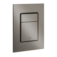 Clapeta actionare rezervor WC incastrat, Grohe Skate Cosmopolitan S 37535AL0, grafit mat