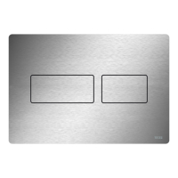 Clapeta actionare rezervor WC incastrat, TECE Solid 9240430, inox