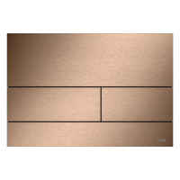 Clapeta actionare rezervor WC incastrat, TECE Square 9240848, auriu rosiatic mat