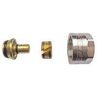 Conexiune Herz Euroconus, pentru incalzire in pardoseala cu agent termic, alama, 20 x 2, 3/4"