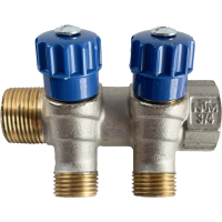 Distribuitor cu robinet, 2 x 3/4", NTM 21602B