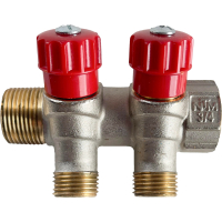 Distribuitor cu robinet, 2 x 3/4", NTM 21602R