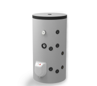 Boiler termoelectric Eldom, 150 L, cu doua serpentine si rezistenta electrica, pe pardoseala, 3000 W
