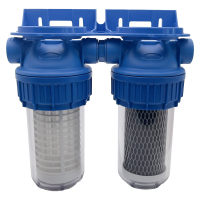 Filtru apa Water Systems 7, dublu corp, 3/4"