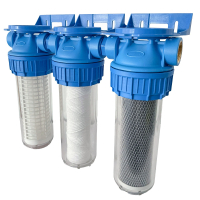 Filtru apa Water Systems 10, triplu corp, 1/2"