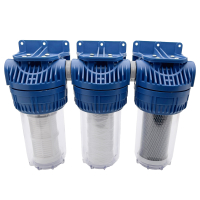 Filtru apa Water Systems 7, triplu corp, 1"