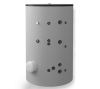 Boiler termoelectric Eldom 2000L, fixare pe podea, doua serpentine, emailat, 12000W, FV20014FS2