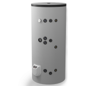 Boiler termoelectric Eldom, 500 L, cu doua serpentine si rezistenta electrica, pe pardoseala, 9000 W
