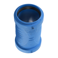 Mufa dubla PP, pentru imbinare tevi scurgere, fonoabsorbanta, D 50 mm