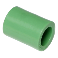 Mufa PPR, D. 75 mm, verde