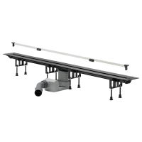 Pachet rigola dus cu grila Viega Advantix Vario,lungime ajustabila 30-120cm, 704353
