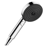 Para dus Hansgrohe Pulsify Select 24110000, crom, 3 functii, sistem anticalcar