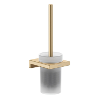 Perie Wc Hansgrohe Addstoris 41752140, finisaj bronz periat