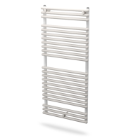 Calorifer baie Purmo Santorini portprosop drept, alb, 750 x 1134 mm + accesorii montaj