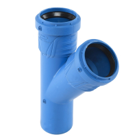 Ramificatie PP, pentru scurgere, fonoabsorbanta, D 50 x 50 mm, 45 grade
