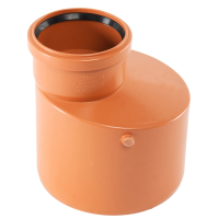 Reductie PVC cu inel, D 200 x 110 mm
