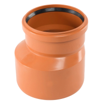Reductie PVC cu inel, D 200 x 160 mm