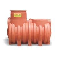 Rezervor apa subteran, orizontal, Valrom, 1500 L
