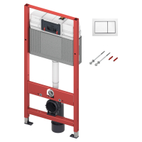 Rezervor WC incastrat, TECE 9400400, 50 x 112 cm, 10 L, clapeta actionare inclusa