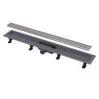 Rigola dus cu gratar din otel inoxidabil, Alcadrain APZ9 Simple, 75 cm